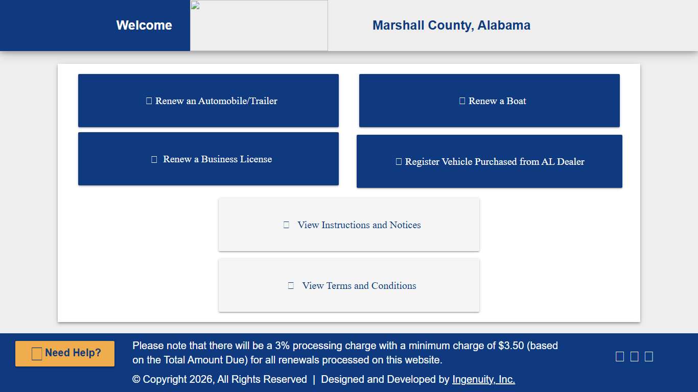 Marshall County Online Services