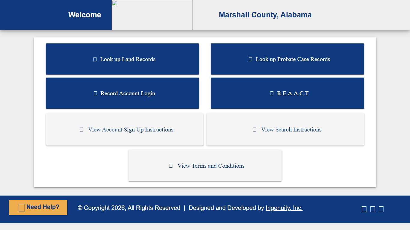 Marshall County Online Services