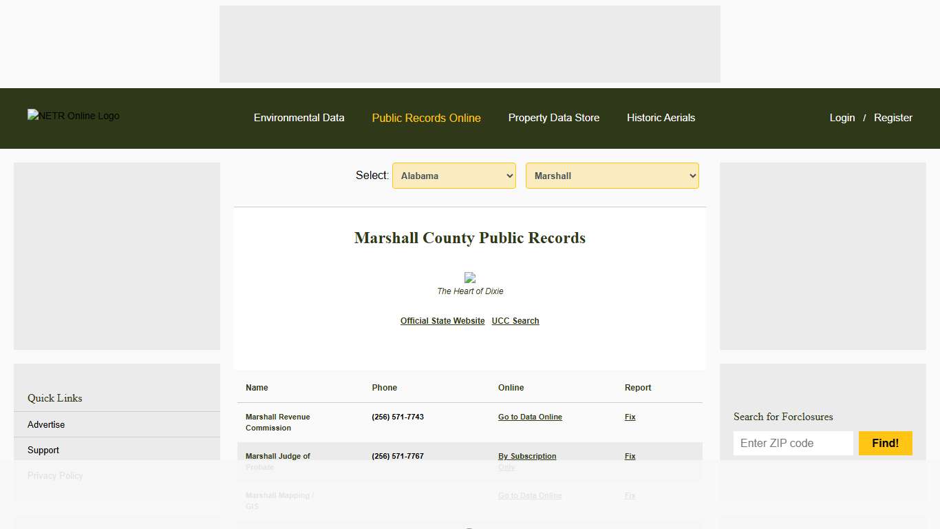NETR Online • Marshall • Marshall Public Records, Search Marshall Records, Marshall Property Tax, Alabama Property Search, Alabama Assessor